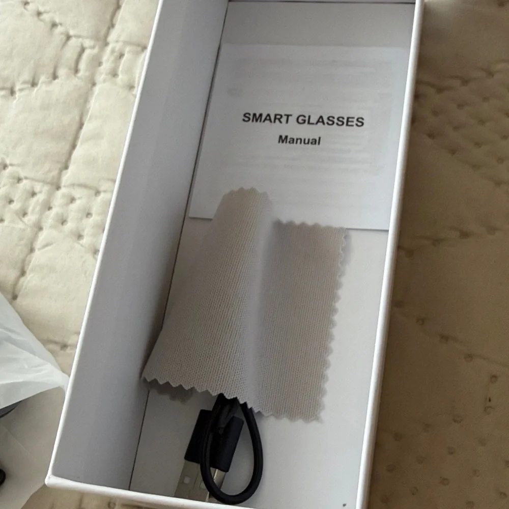 F-06 Black Wireless Headset Glasses
